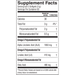 Flax Oil 250 Softgels by Barlean's Organic Oils supplement facts label