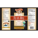 Flax Oil by Barlean's Organic Oils  32 fl oz supplement facts label
