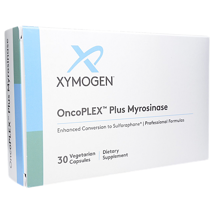 Box of OncoPLEX Plus Myrosinase 30 Capsules