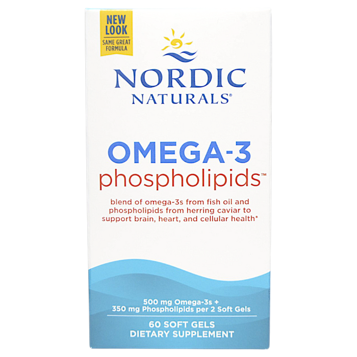 Box of Nordic Naturals' Omega-3 Phospholipids 60 softgels