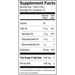 Fresh Catch Fish Oil Orange Flavor Liquid 8 fl oz by Barlean's Organic Oils supplement facts label