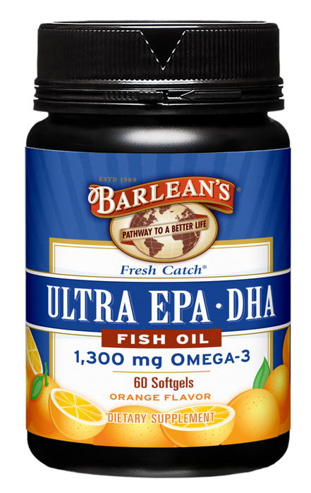 Fresh Catch Ultra EPA-DHA 60 Softgels by Barlean's Organic Oils