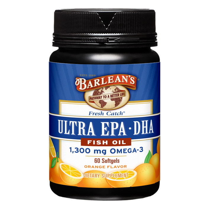Fresh Catch Ultra EPA-DHA 60 Softgels by Barlean's Organic Oils