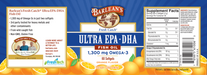 Fresh Catch Ultra EPA-DHA 60 Softgels by Barlean's Organic Oils recommendations and supplement facts label