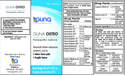 GUNA Osteo 1 fl oz by Guna information label

