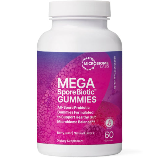 Microbiome Labs, MegaSporeBiotic Gummies 60 ct
