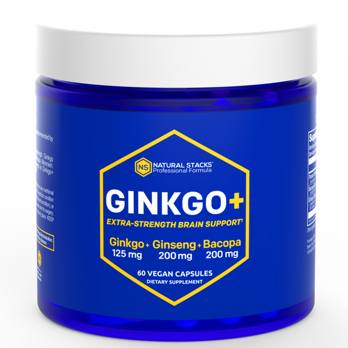 Ginkgo+ 60 Capsules by Natural Stacks