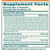 GlucoCare 90 Capsules by Himalaya Wellness supplement facts label


