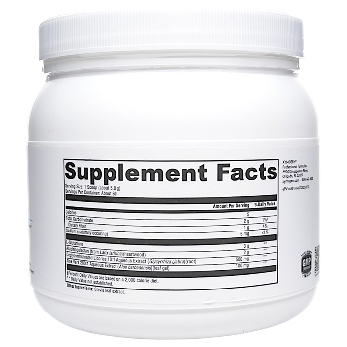 Xymogen's GlutAloeMine 60 servings supplement facts