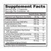 Glutathione Ultra Complex 60 Capsules by Neurobiologix Supplement Facts Label