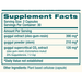 Guggul 60 Capsules by Himalaya Wellness supplement facts label

