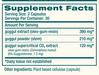 Guggul 60 Capsules by Himalaya Wellness supplement facts label

