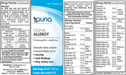 Guna Allergy 1 fl oz by Guna information label
