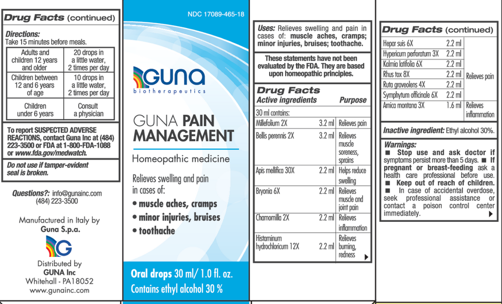 Guna Pain Management 1 fl oz by Guna information facts 
  