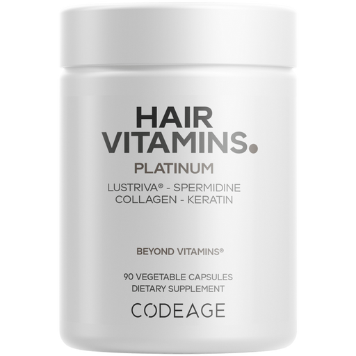 Hair Vitamins Platinum 90 Capsules by CodeAge