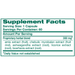Hello Energy 60 Capsules by Himalaya Wellness supplement facts label
