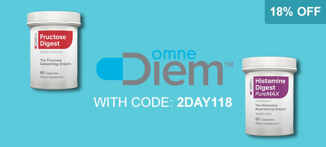 Get 18% OFF Diem supplements with discount code 2DAY118