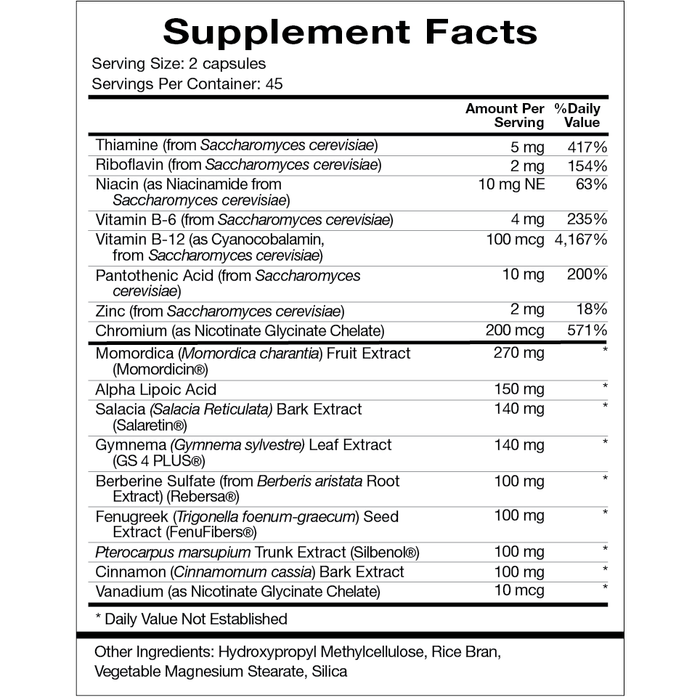 IG Sensitizer 90 Capsules by Natura Health Supplement Facts