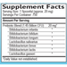 Smidge Infant Probiotic Powder – Supplement Facts panel showing serving size and strain information
