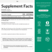 Needed Iron supplement facts panel showing ingredients and dosage per capsule