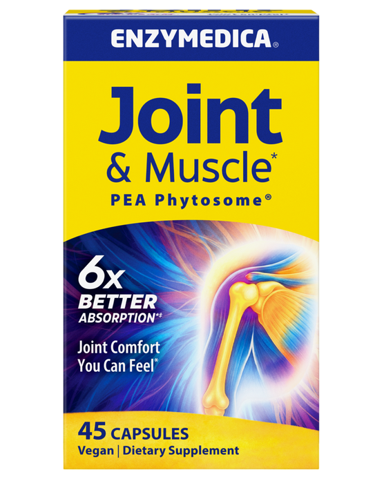 Joint & Muscle with PEA Phytosome 60 Capsules by Enzymedica