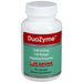 Supplement bottle labeled 'DuoZyme' by Karuna 90 capsules on a white background