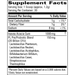 Kid's Probiotic & Prebiotic Powder 30 Servings by Progressive Labs supplement facts label
