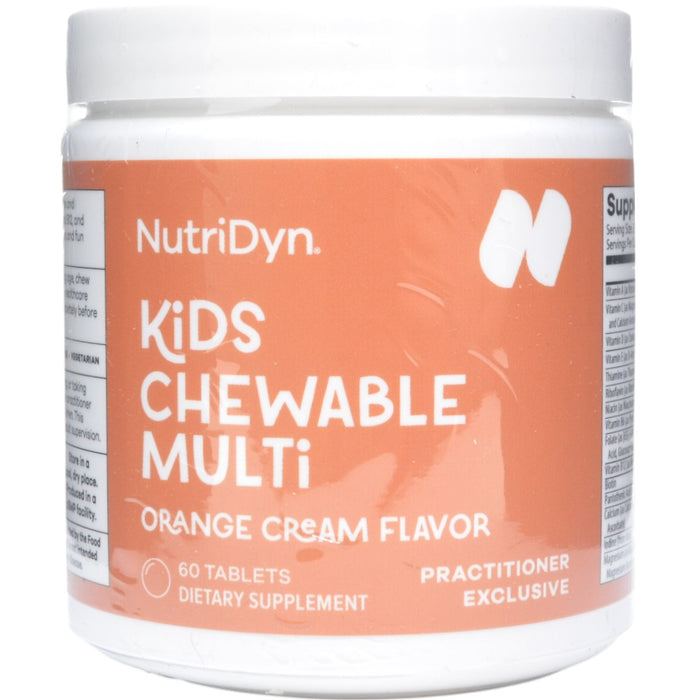 NutriDyn, Kids Chewable Multi Orange Cream 60 tabs