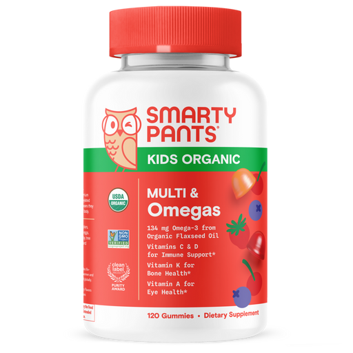 Kids Multi & Omegas 120 Gummies by SmartyPants Vitamins
