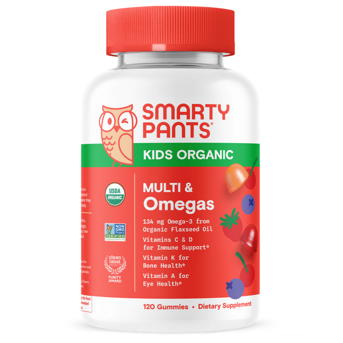 Kids Multi & Omegas 120 Gummies by SmartyPants Vitamins
