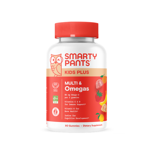 Kids Plus Multi & Omegas 80 Gummies by SmartyPantsVitamins