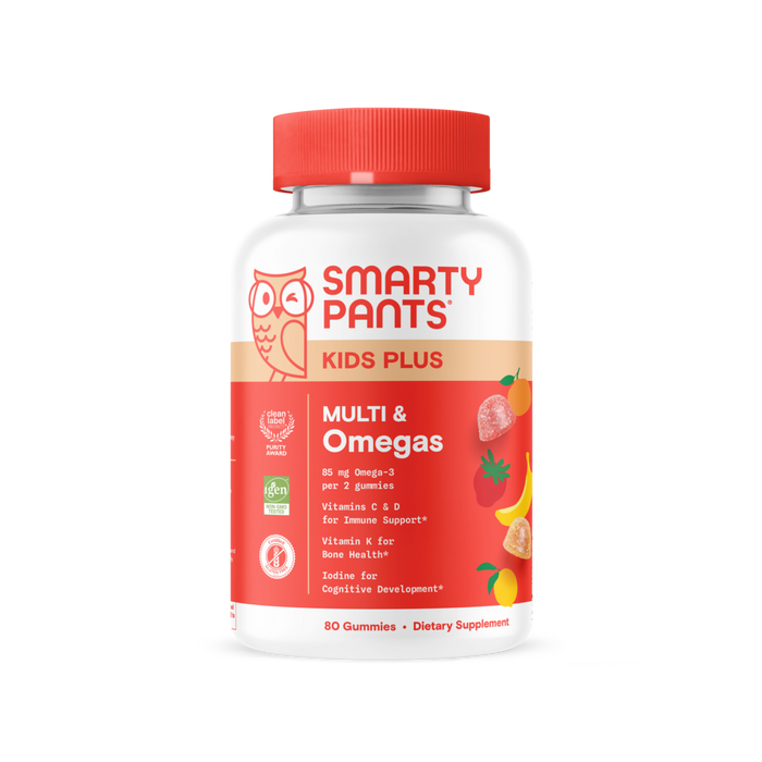 Kids Plus Multi & Omegas 80 Gummies by SmartyPantsVitamins
