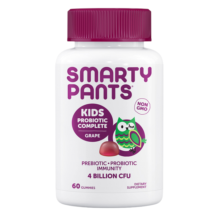 Kids Probiotic Complete Grape 60 Gummies by SmartyPants Vitamins