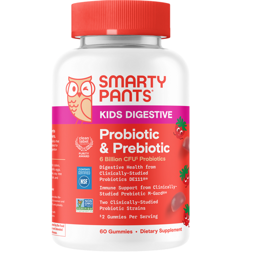 Kids Probiotic Complete Strawberry Creme 60 Gummies by SmartyPants Vitamins