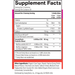 Kids Probiotic Complete Strawberry Creme 60 Gummies by SmartyPants Vitamins supplement facts label
 
