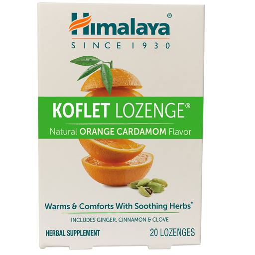  Koflet Lozenges 20 Count by Himalaya Wellness orange cardamom 
