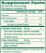 Koflet Lozenges 20 Count by Himalaya Wellness vanilla chai supplement facts label
