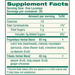 Koflet Lozenges 20 Count by Himalaya Wellness vanilla chai supplement facts label
