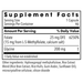 L-Methylfolate 15 mg by MethylPro 90 capsules bottle Supplement Facts