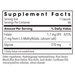 L-Methylfolate 1mg 90 Capsules by MethylPro Supplement Facts Label