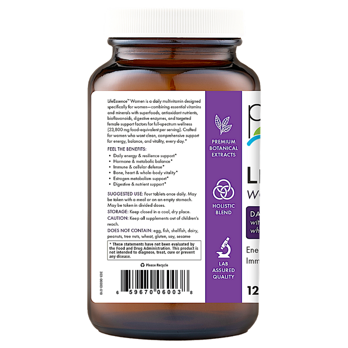 LifeEssence Women Multivitamin 120 tabs by Pure Essence
