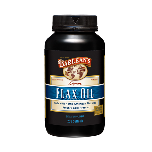 Lignan Flax Oil 250 Softgels by Barlean's Organic Oils