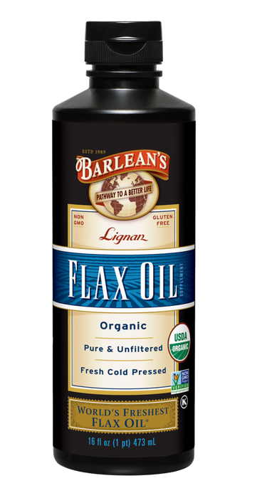 Lignan Flax Oil by Barlean's Organic Oils 16 fl oz
