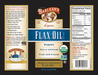 Lignan Flax Oil by Barlean's Organic Oils 16 fl oz supplement facts and recommendations label