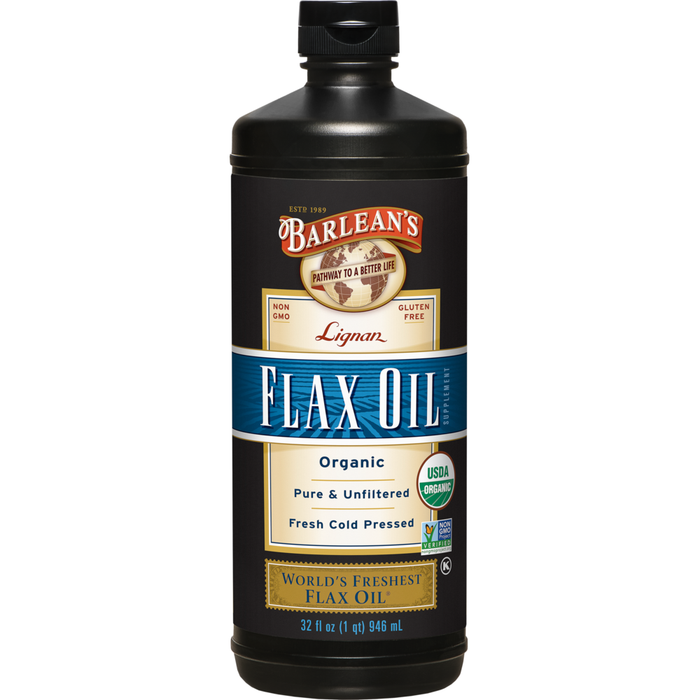 Lignan Flax Oil by Barlean's Organic Oils 32 fl oz