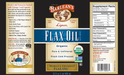 Lignan Flax Oil by Barlean's Organic Oils 32 fl oz supplement facts and recommendations label