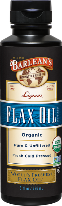 Lignan Flax Oil by Barlean's Organic Oils 8 fl oz