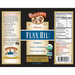 Lignan Flax Oil by Barlean's Organic Oils 8 fl oz supplement facts and reccomendations label