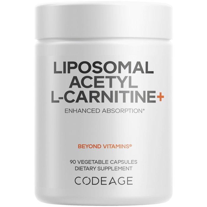Liposomal Acetyl L-Carnitine+ 90 Capsules by CodeAge