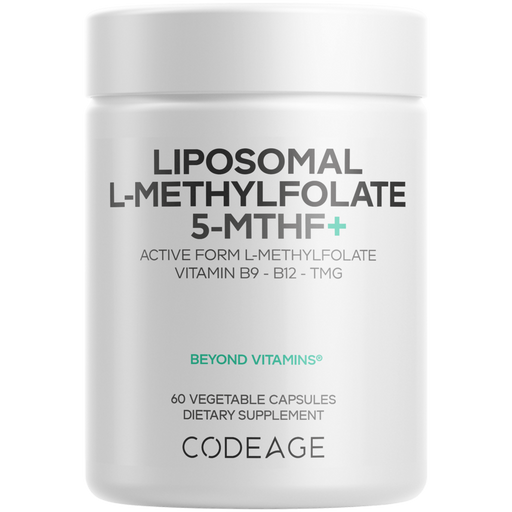 Liposomal L-Methylfolate 5-MTHF+ 60 Capsules by CodeAge